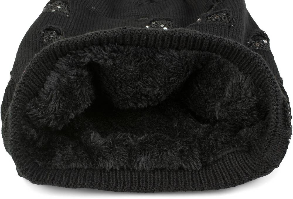 Stylebreaker Feinstrick Beanie mit Pailletten im Destroyed Look Neuheiten