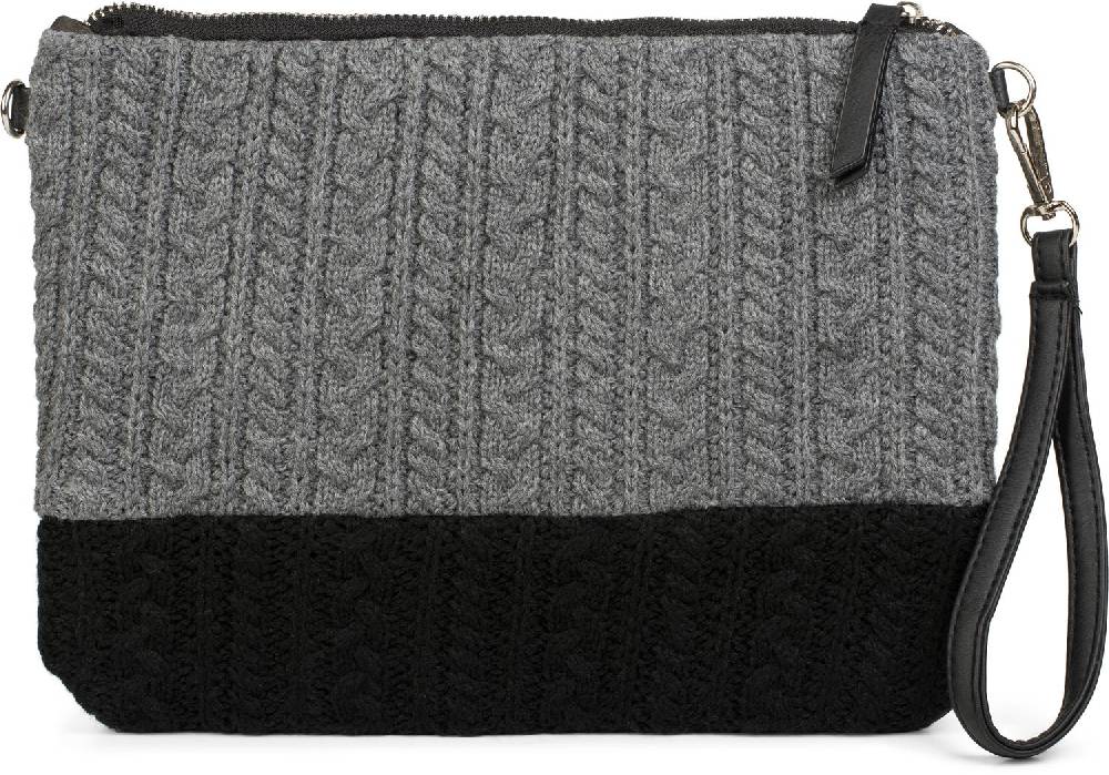 Stylebreaker Strick Clutch mit Zopfmuster JETZT KAUFEN