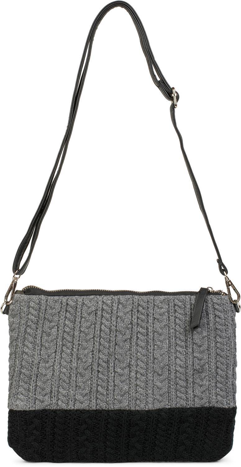 Stylebreaker Strick Clutch mit Zopfmuster JETZT KAUFEN