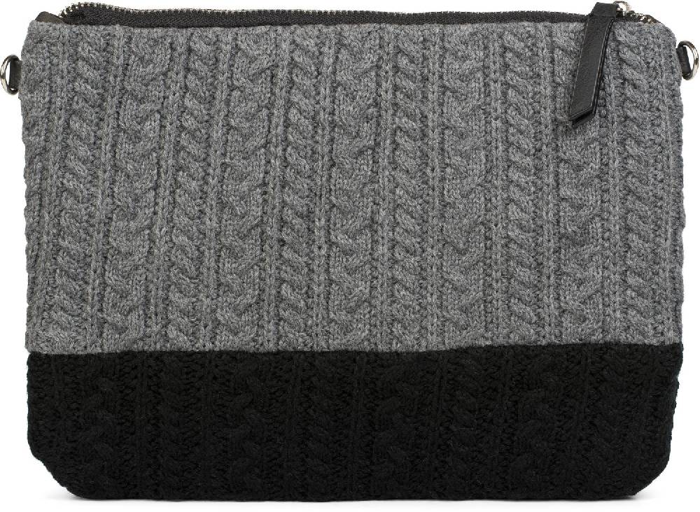 Stylebreaker Strick Clutch mit Zopfmuster JETZT KAUFEN
