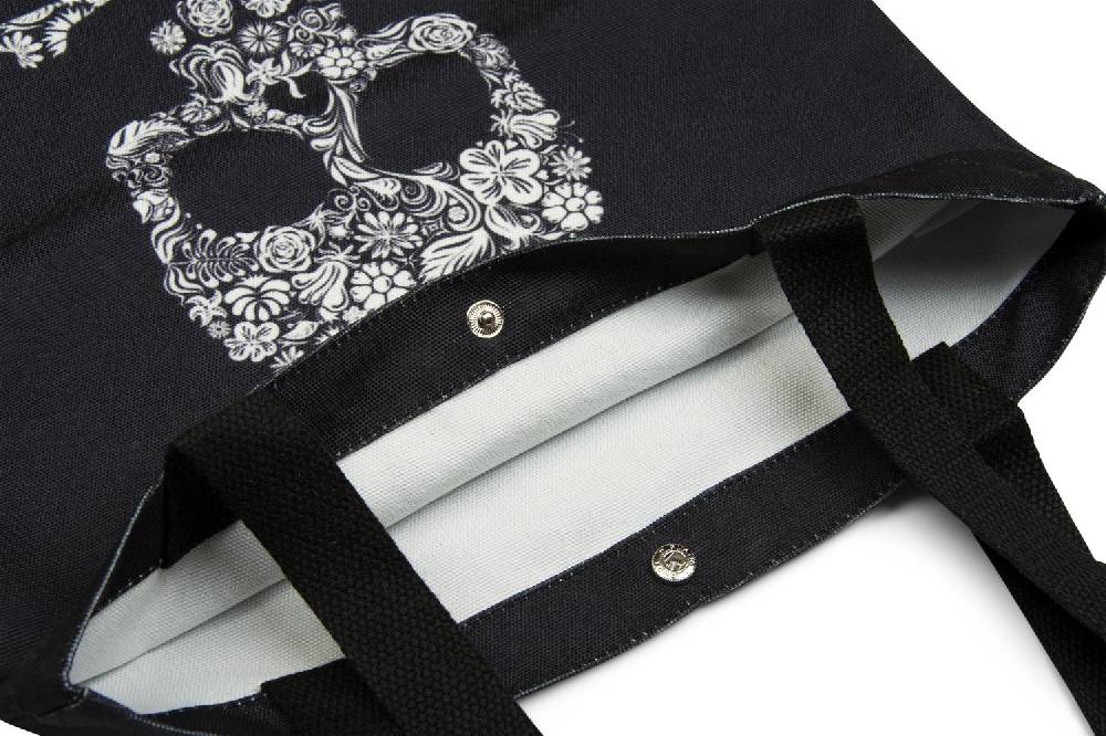 Stylebreaker Einkaufstasche mit Totenkopf Letzte 2 Tage