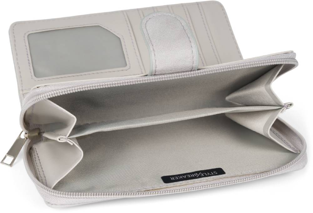 Stylebreaker Geldbörse im 2-Tone Metallic Look Letzter Tag