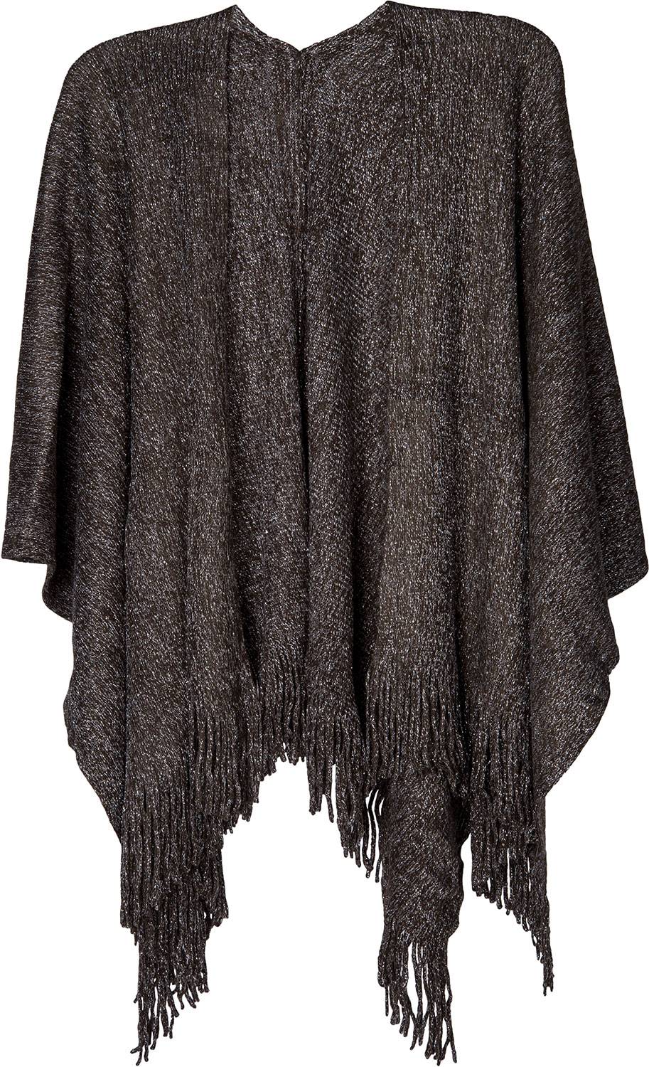 Stylebreaker Strick Cape mit Glitzerfäden Bis zu 50% Rabatt