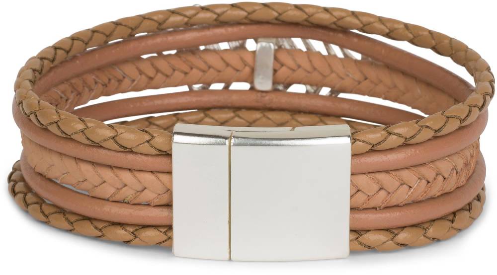 Stylebreaker Flecht Armband mit Feder Schmuck Element Sonderangebot der Fabrik
