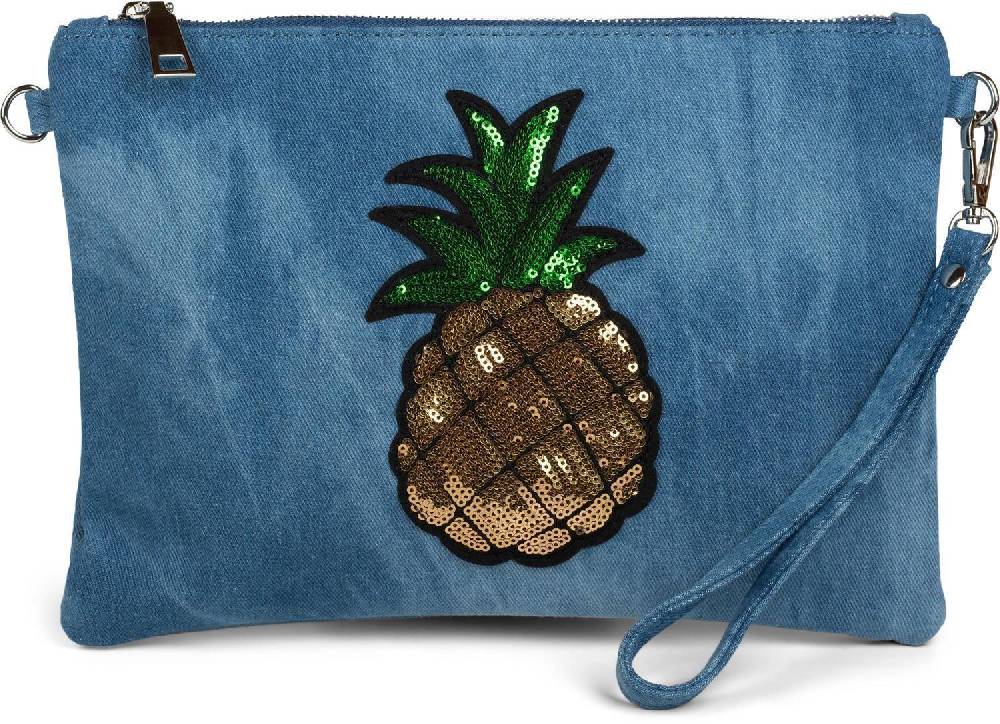 Stylebreaker Jeans Clutch mit Pailletten Ananas Discount Store für neue Produkte