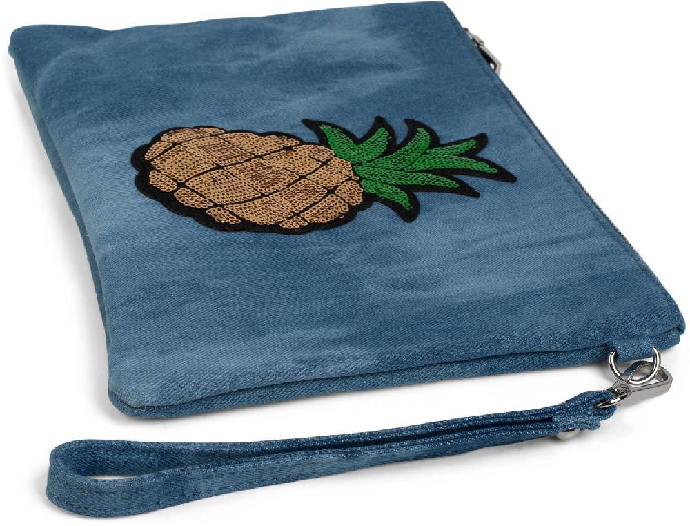 Stylebreaker Jeans Clutch mit Pailletten Ananas Discount Store für neue Produkte