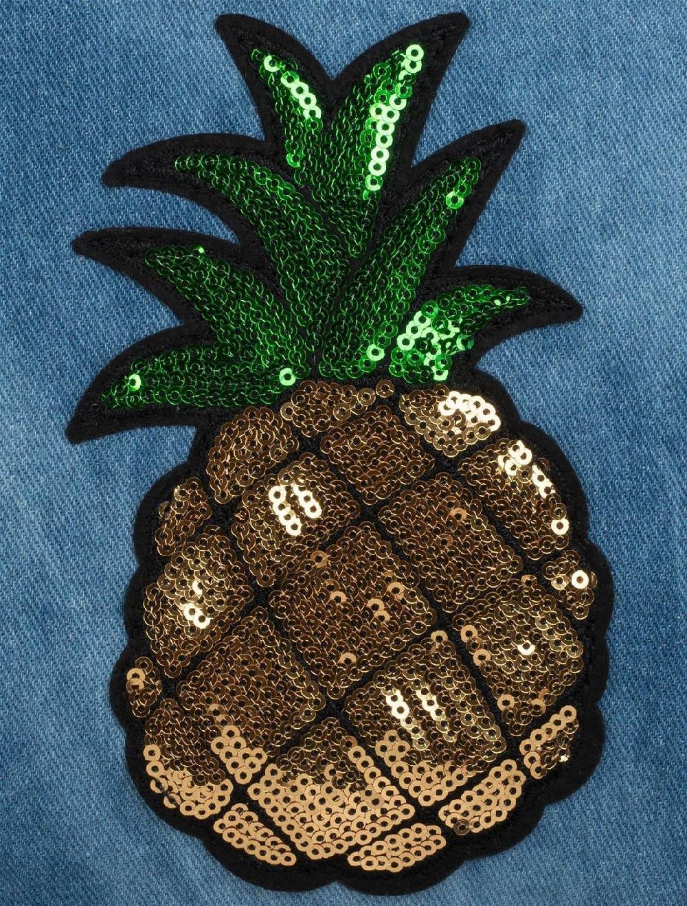 Stylebreaker Jeans Clutch mit Pailletten Ananas Discount Store für neue Produkte