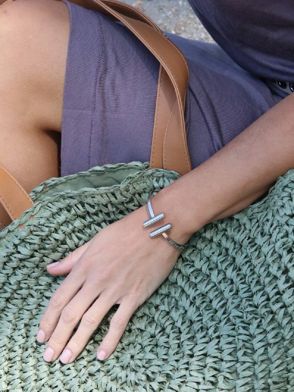 Stylebreaker Edelstahl Armreif mit Stab Schmuck Speichern exportieren
