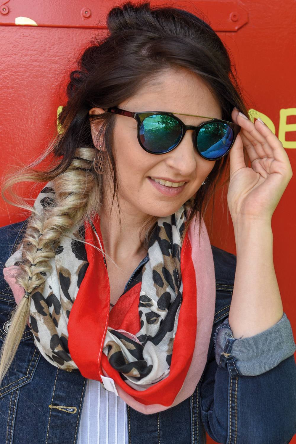 Stylebreaker Sonnenbrille mit runden Gläsern Online