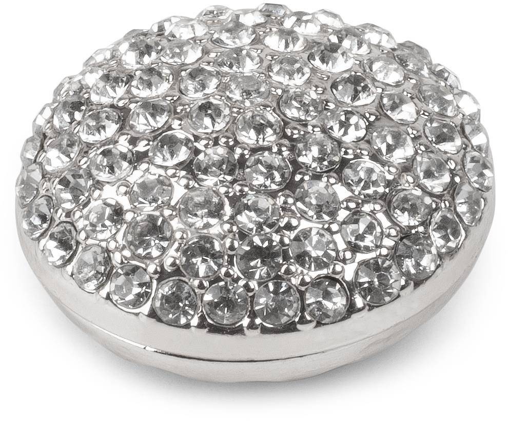 Stylebreaker Kleine runde Magnet Brosche mit Strass Kostenloser Versand