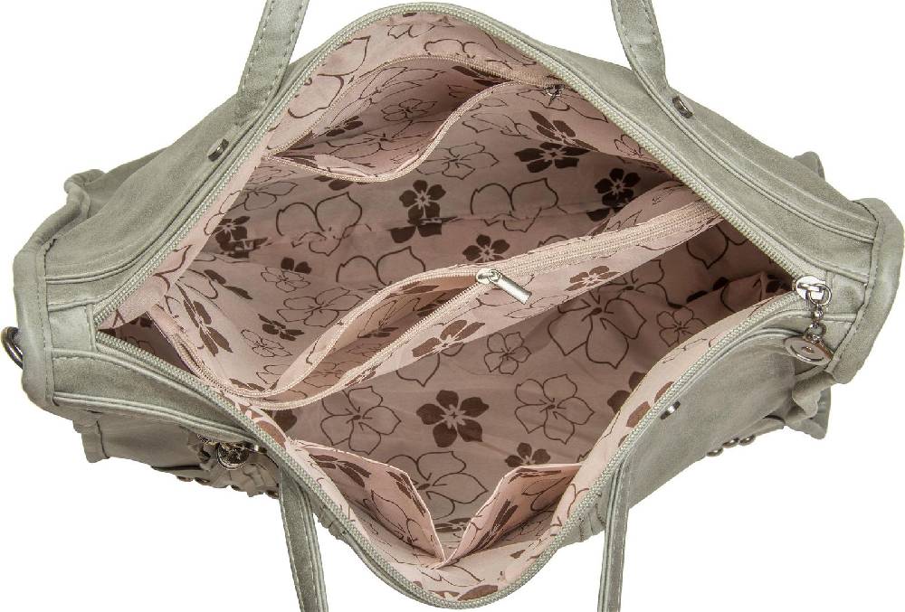 Stylebreaker Henkeltasche mit Nieten und Quaste Sonderangebot