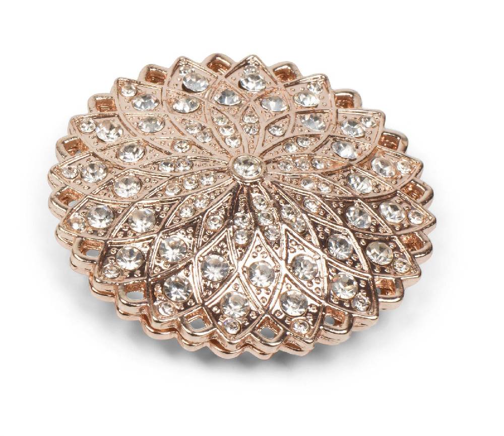 Stylebreaker Magnet Brosche mit Strass Rabatt