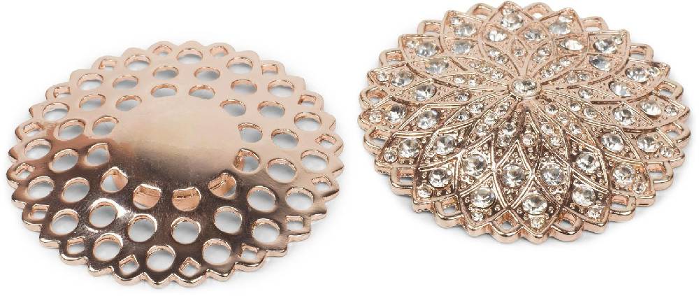 Stylebreaker Magnet Brosche mit Strass Rabatt