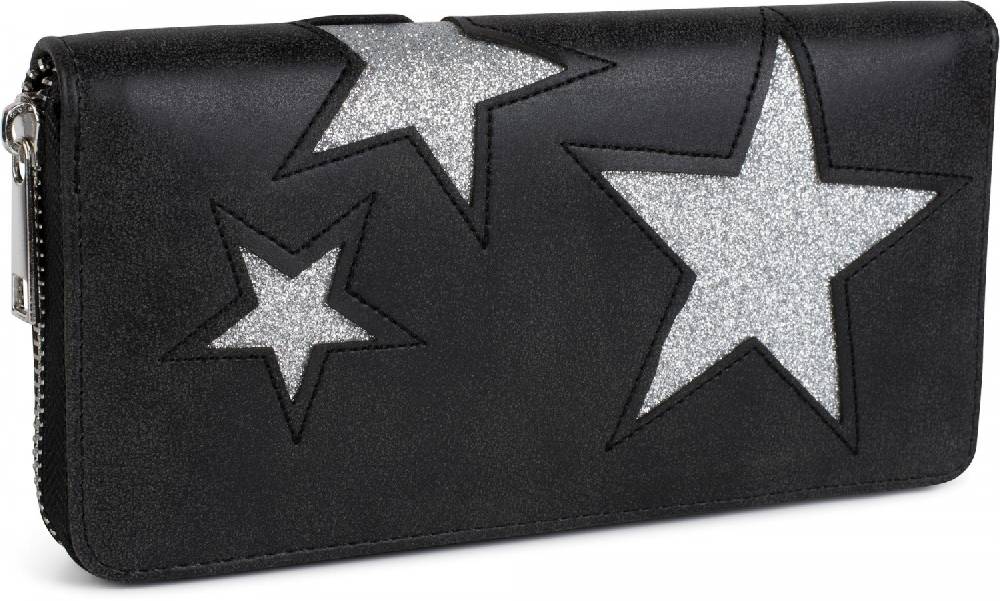 Stylebreaker Geldbörse mit glitzerndem Stern Cutout Neuheiten