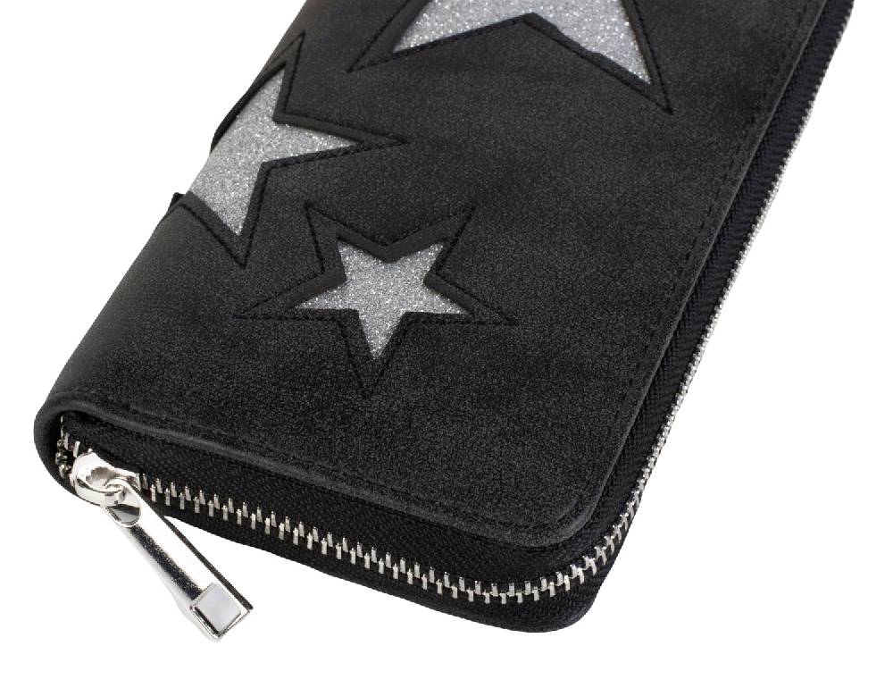 Stylebreaker Geldbörse mit glitzerndem Stern Cutout Neuheiten
