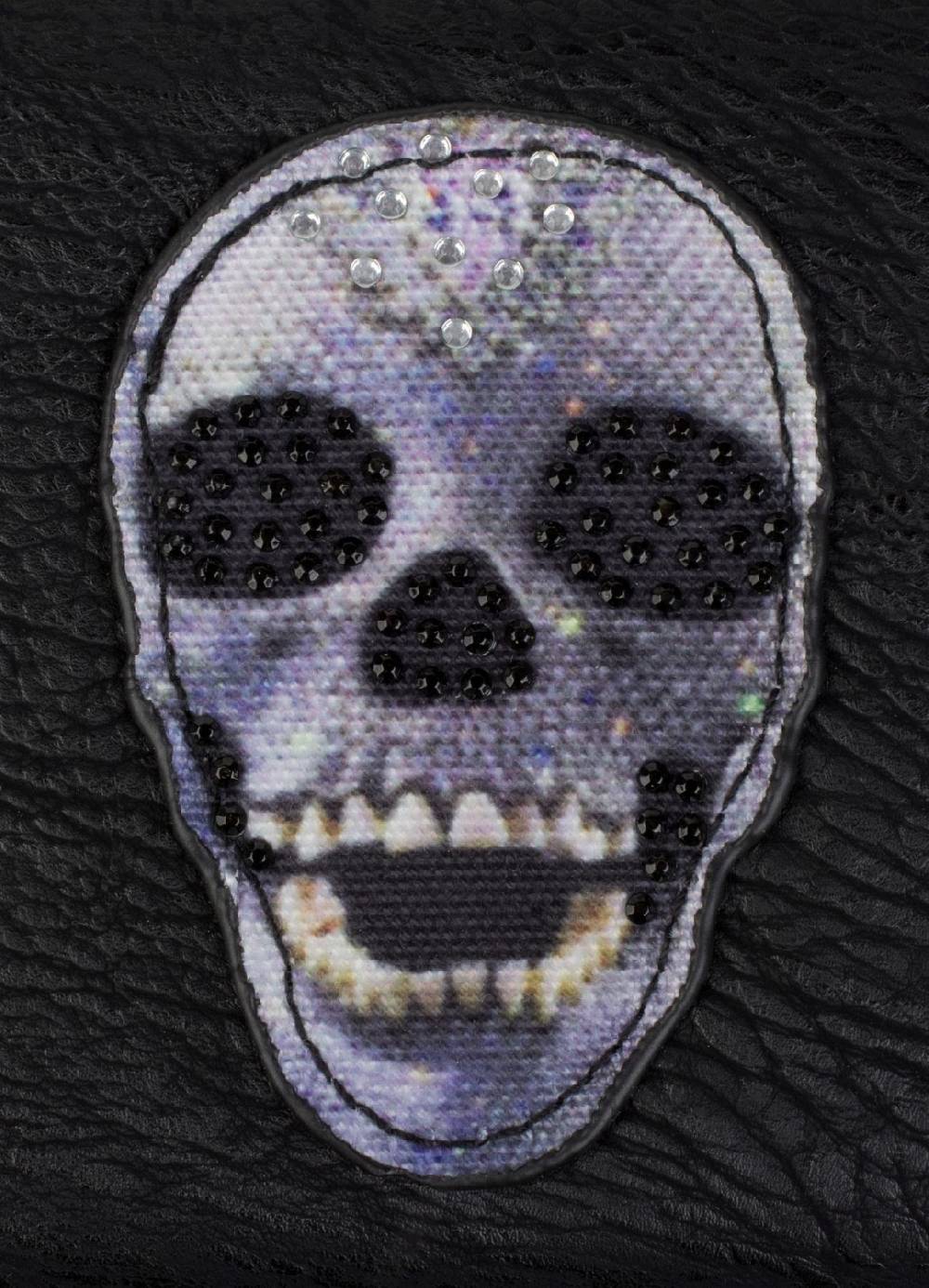 Stylebreaker Geldbörse mit Strass Totenkopf Tägliche Deals