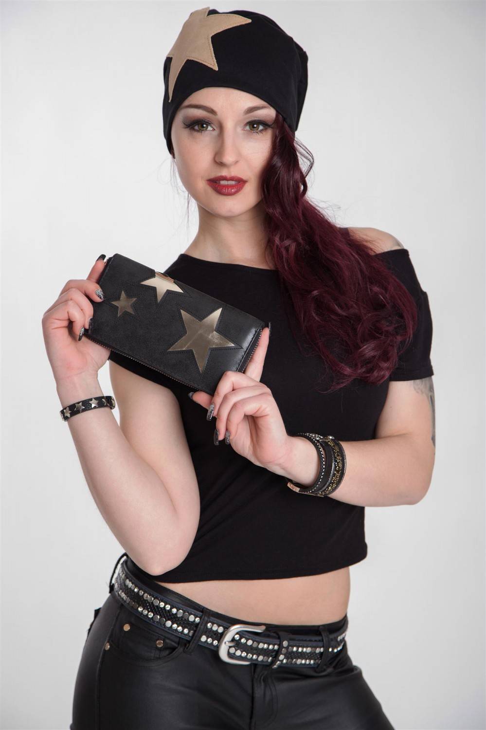 Stylebreaker Geldbörse mit Stern Cutout Muster Tiefpreis