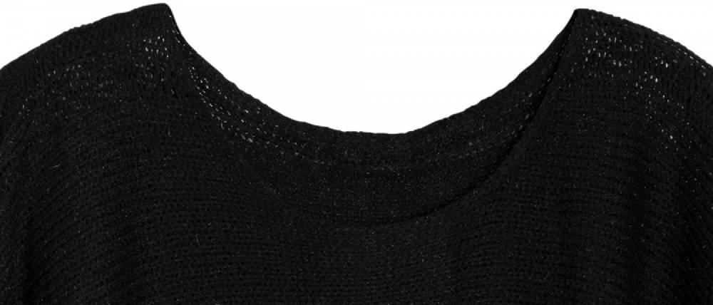 Stylebreaker Strick Poncho mit edlem Schimmer Begrenzte Freigabe