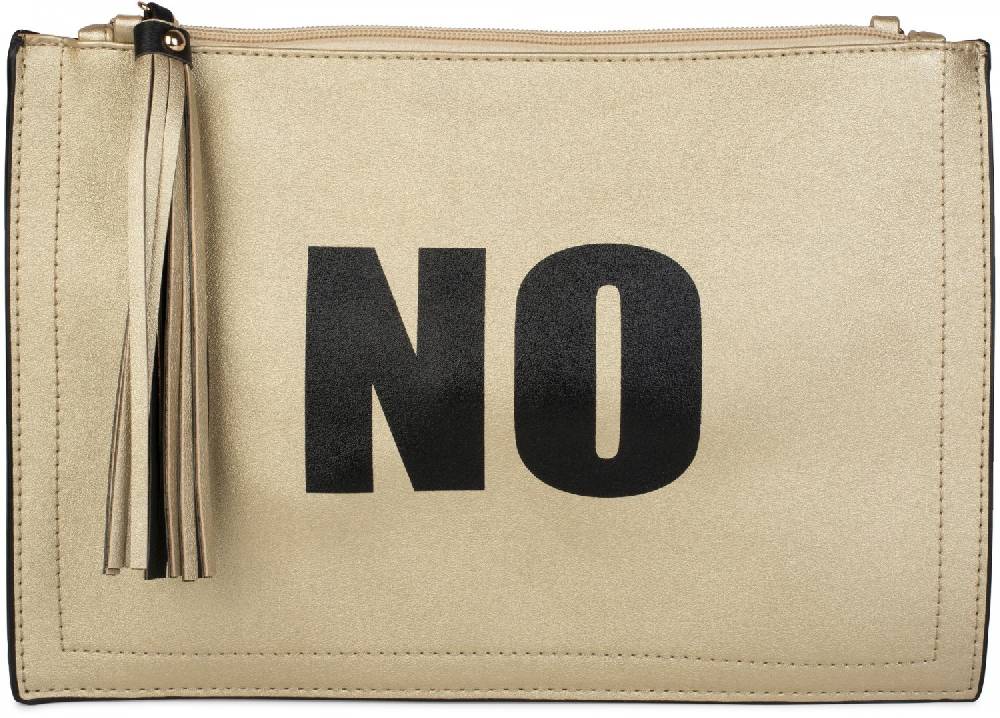 Stylebreaker Clutch mit YES und NO Print JETZT KAUFEN