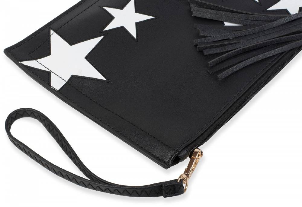 Stylebreaker Clutch mit Sterne Muster Nur für heute