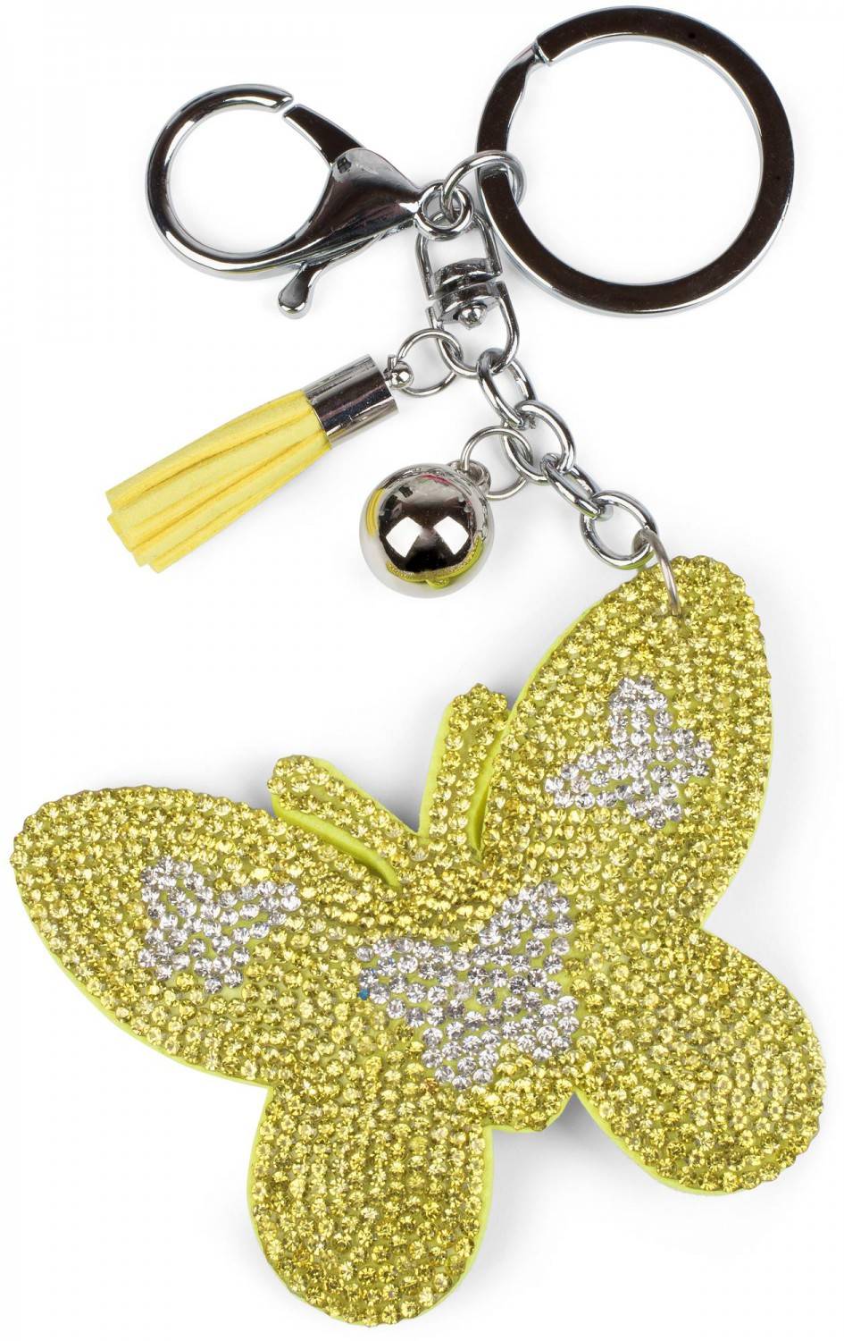Stylebreaker Schlüsselanhänger mit Strass Schmetterling Vierteljährliche Förderung