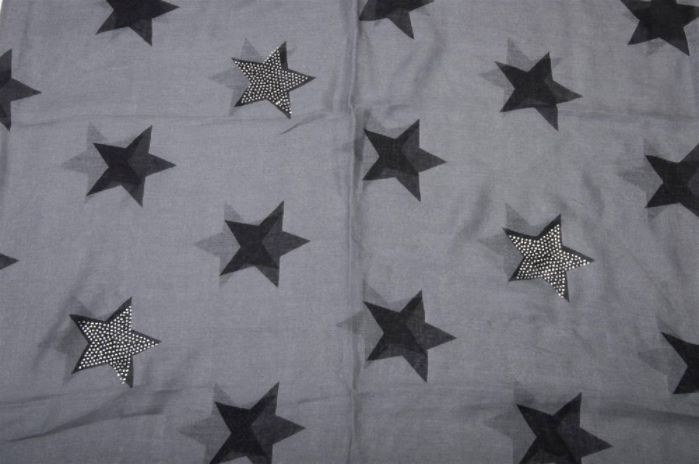 Stylebreaker Loop mit Sternen und Strass Applikation Fabrikladen