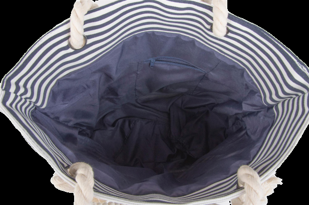 Stylebreaker Strandtasche mit Streifen und Anker zollfrei