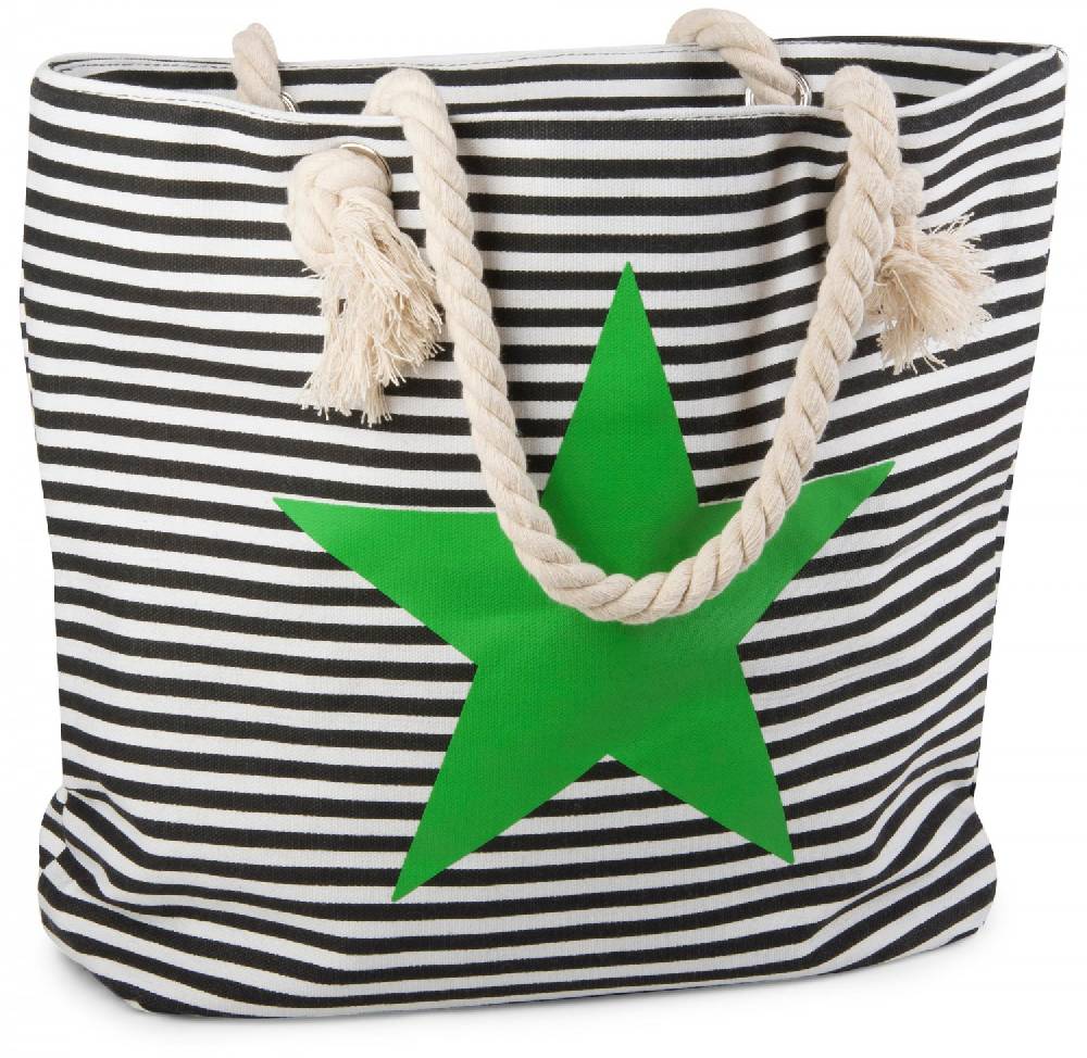 Stylebreaker Strandtasche mit Streifen und Stern Rabatte dieses Monats