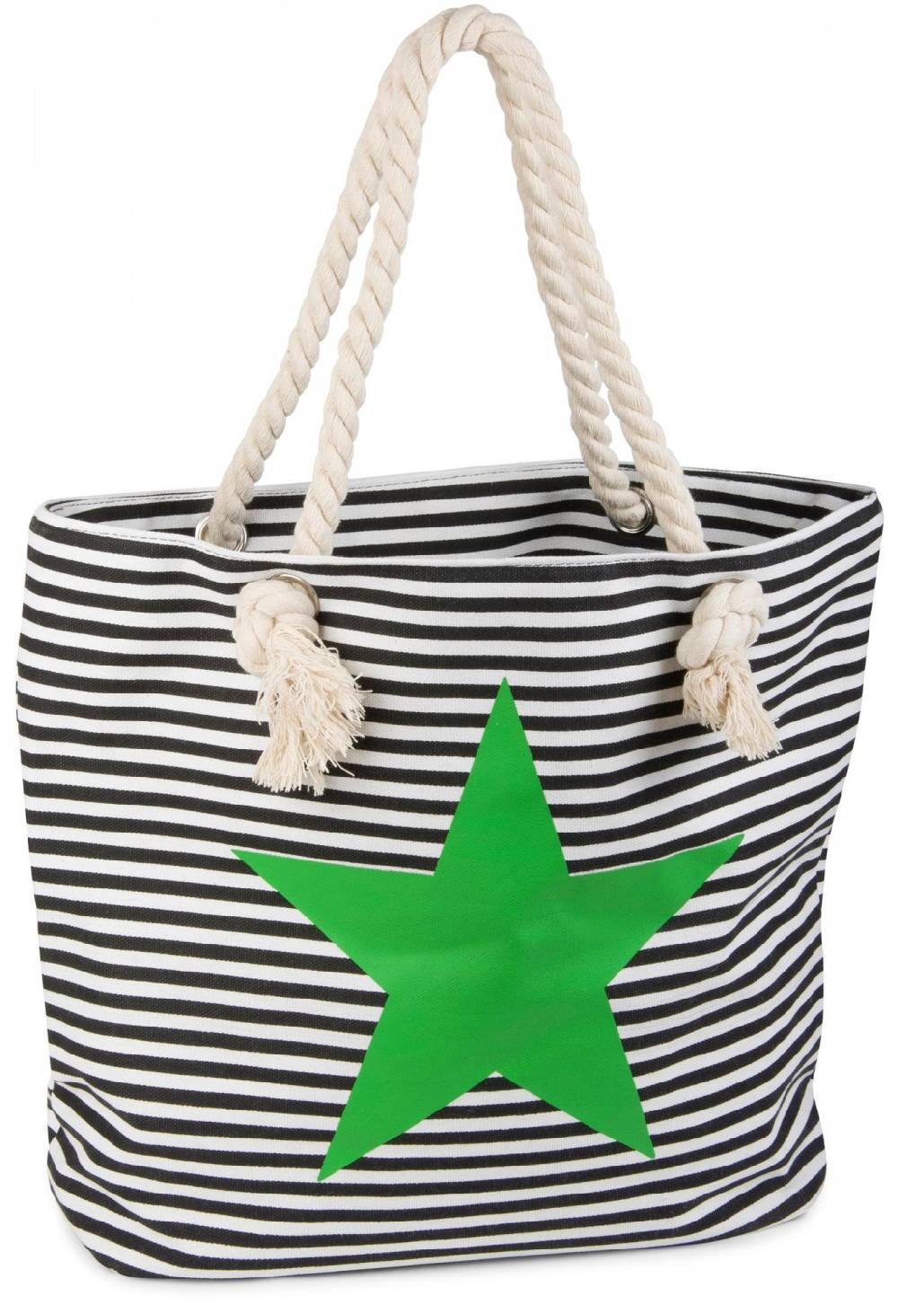 Stylebreaker Strandtasche mit Streifen und Stern Rabatte dieses Monats