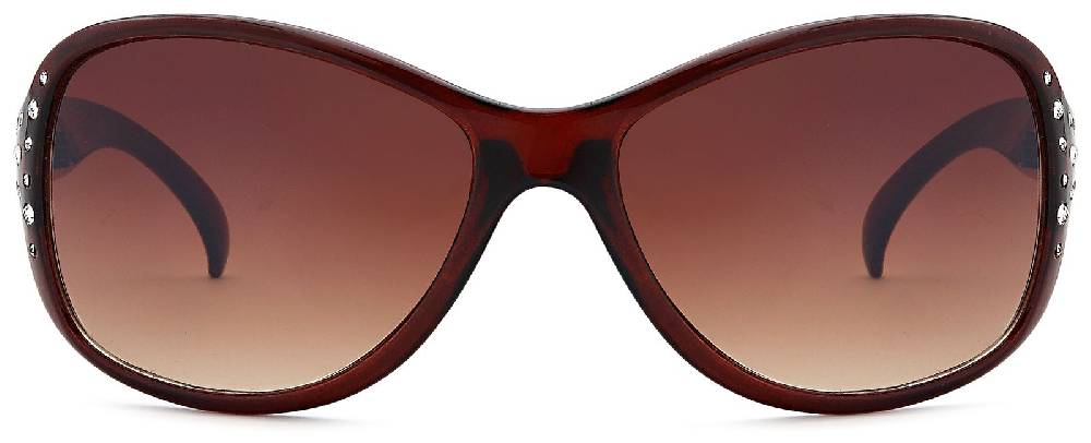 Stylebreaker Sonnenbrille Schmetterlingsform mit Strass Auslauf