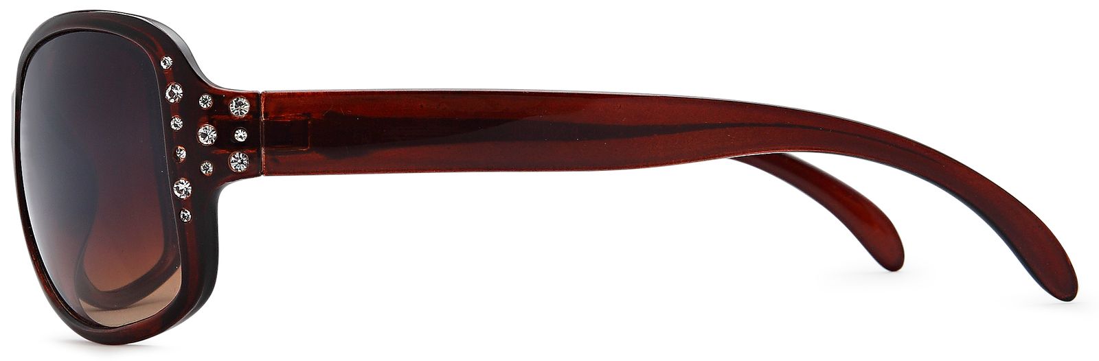 Stylebreaker Sonnenbrille Schmetterlingsform mit Strass Auslauf