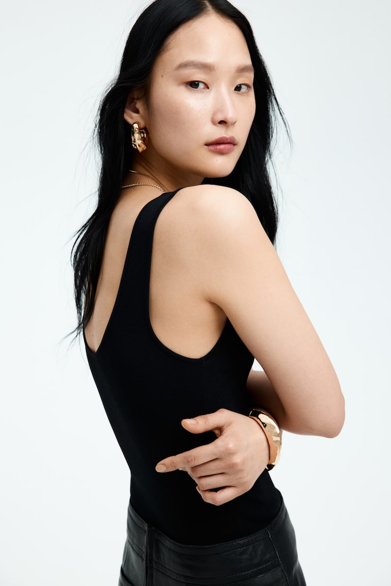 H&M Gestricktes Tanktop Bis zu 65% Rabatt