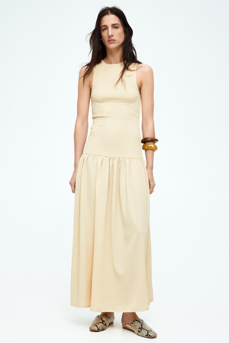 H&M Gesmoktes Jerseykleid Clearance-Verkauf