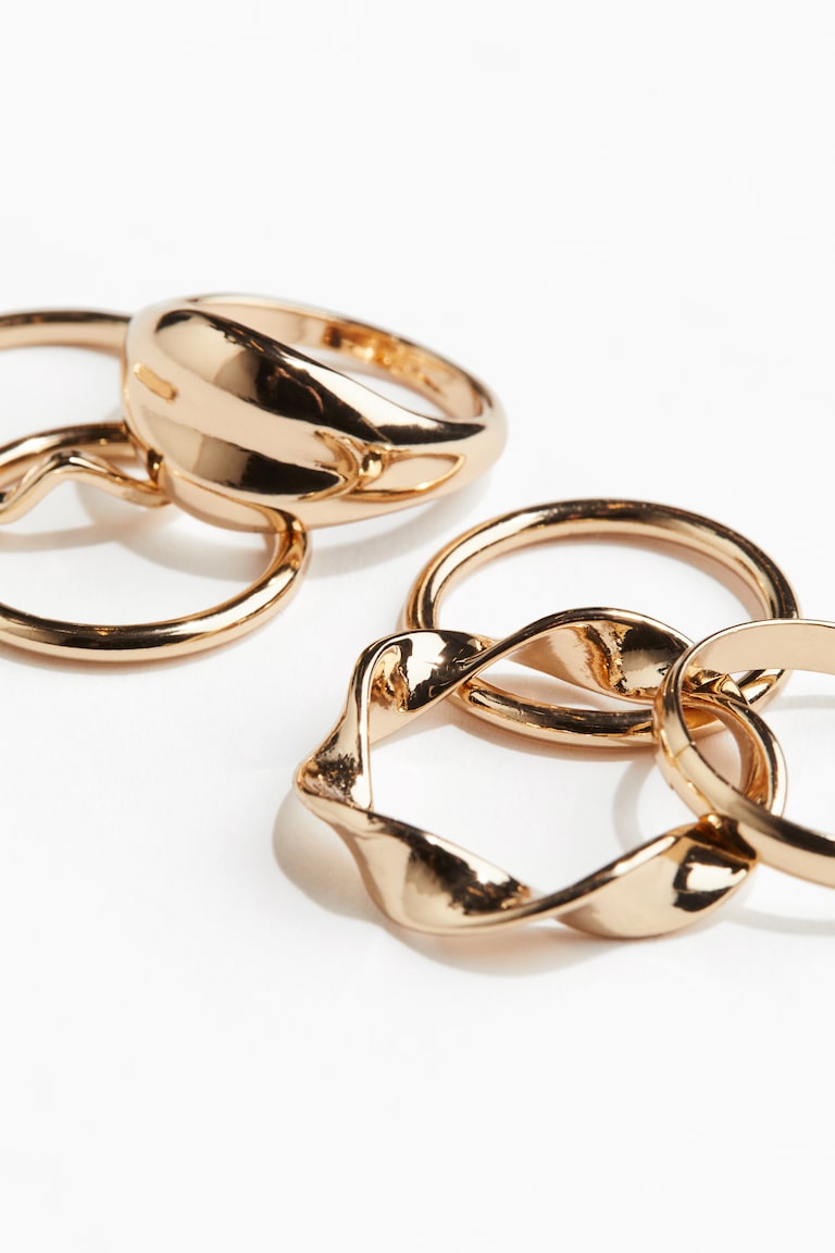 H&M 6er-Pack Ringe Weihnachtsangebot