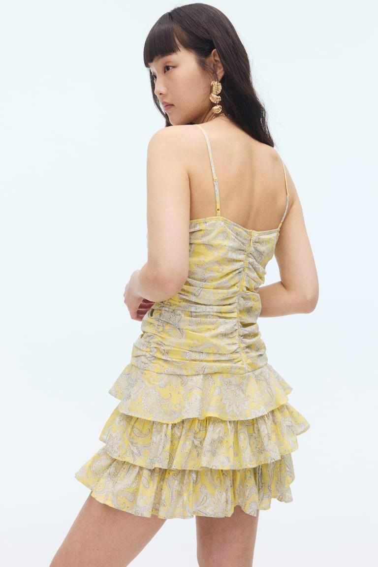 H&M Trägerkleid mit Stufenrock Sonderangebote