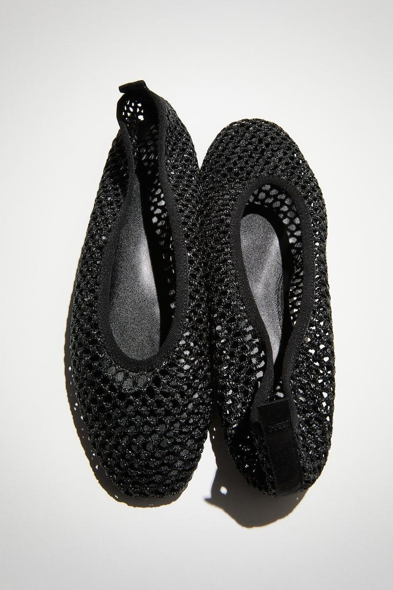 H&M Geflochtene Ballerinas Super Rabatt