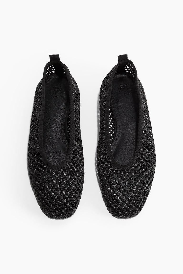H&M Geflochtene Ballerinas Super Rabatt