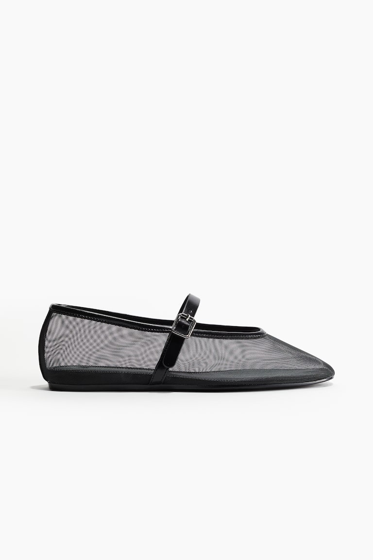 H&M Ballerinas im Mary-Jane-Stil aus Mesh Verkauf