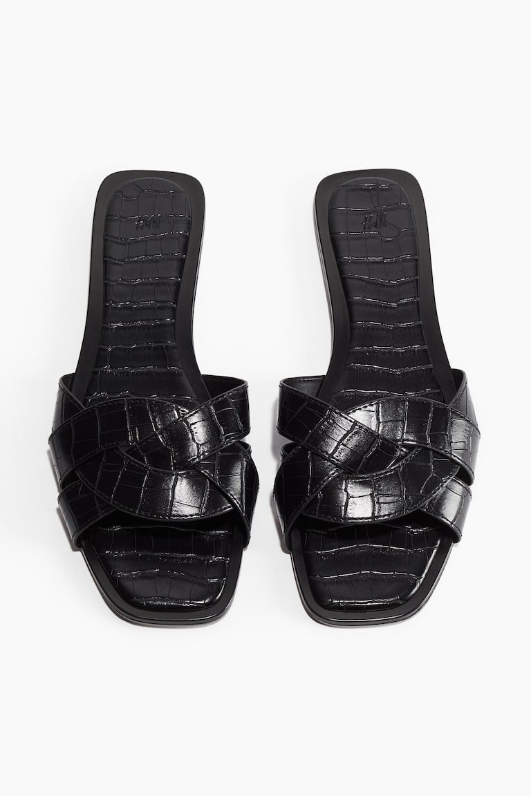 H&M Sandalen mit Flechtriemen Kostenloser Versand