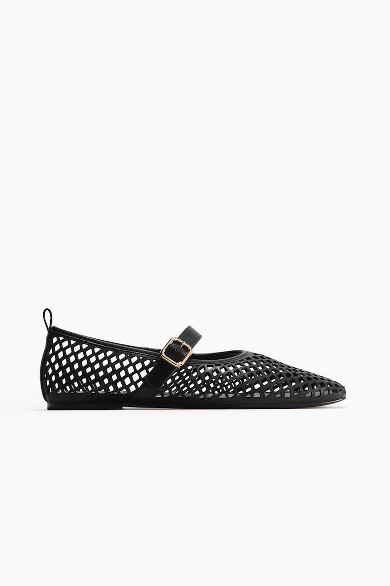 H&M Perforierte Ballerinas im Mary-Jane-Stil Günstig kaufen