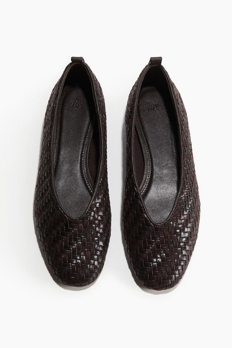 H&M Geflochtene Ballerinas Valentinstagsangebot