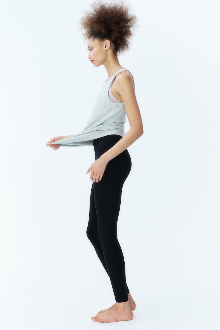 H&M Yoga-Leggings mit SoftMove™ Lycra® Letzter Tag