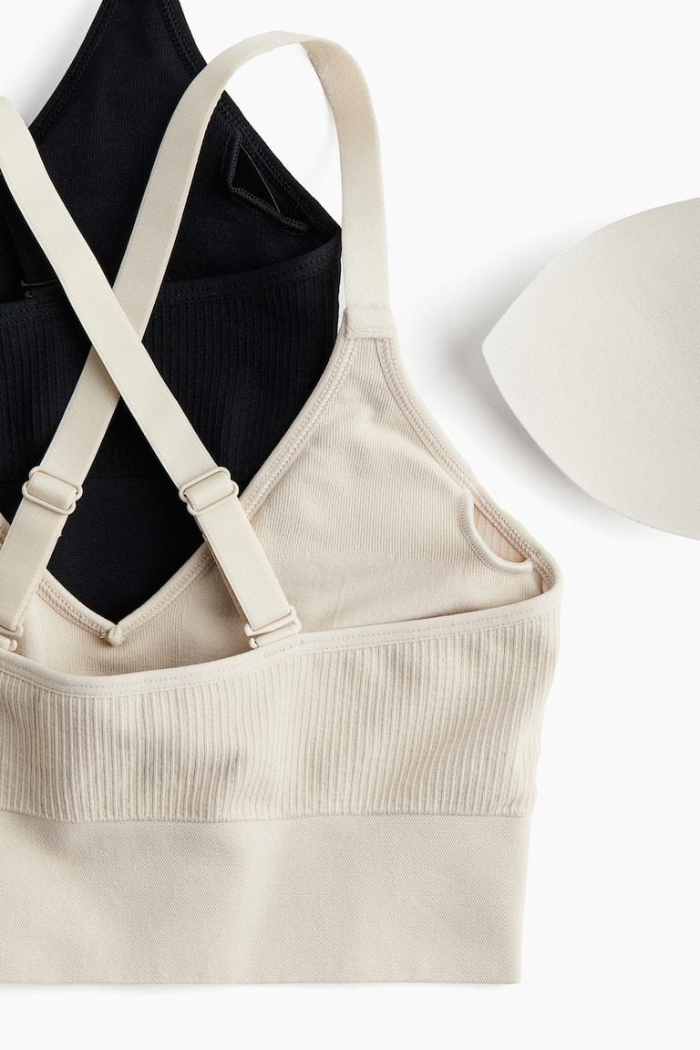 H&M 2er-Pack Sport-BHs aus DryMove™ Medium Support Exklusivangebot