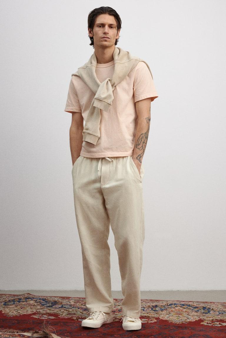 H&M Hose aus Leinen in Relaxed Fit Zeitlich begrenztes Angebot