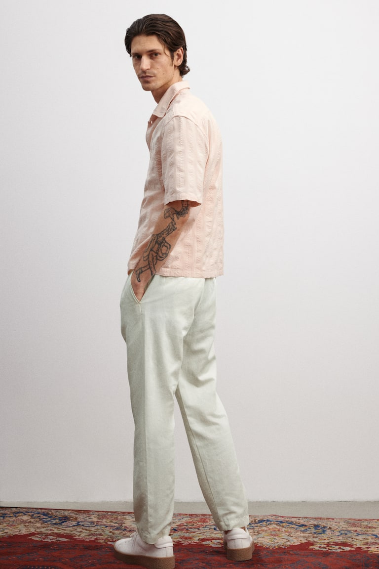 H&M Hose aus Lyocellmix in Regular Fit Sonderangebote