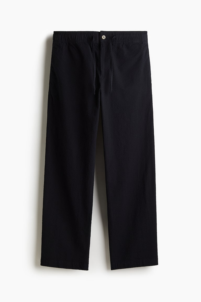 H&M Seersucker-Hose in Relaxed Fit Letzte 2 Tage