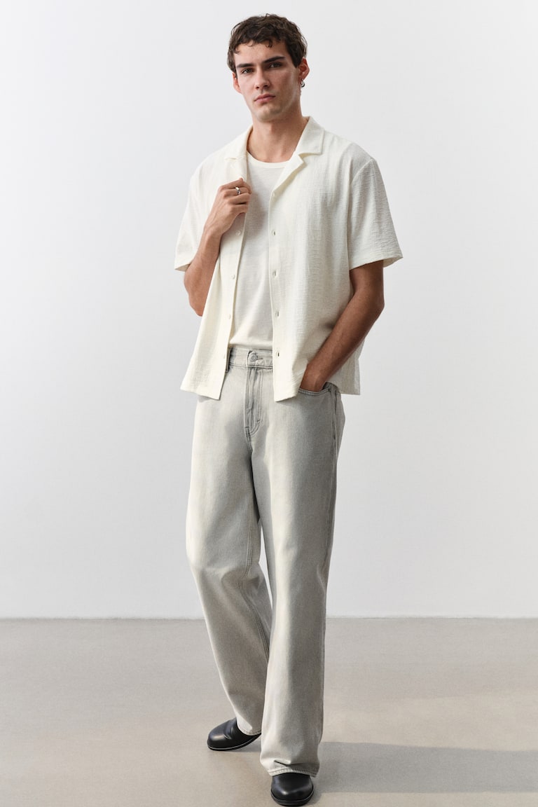 H&M Freizeithemd aus Jersey in Regular Fit Hotsell