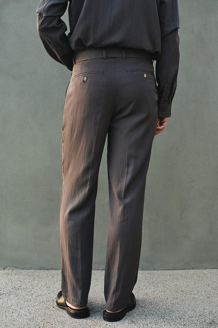 H&M Twillhose mit Gürtel in Regular Fit Fabrik Onlineshop