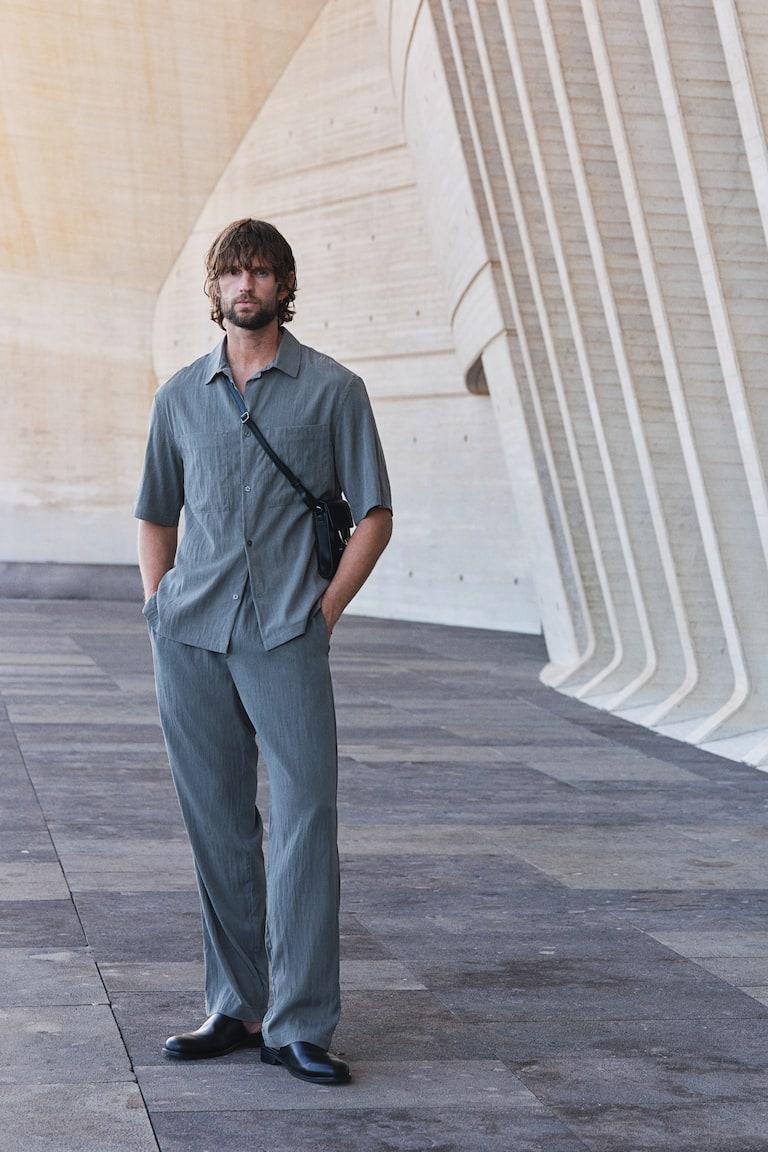 H&M Hose aus Lyocellmischung in Relaxed Fit Preisnachlass