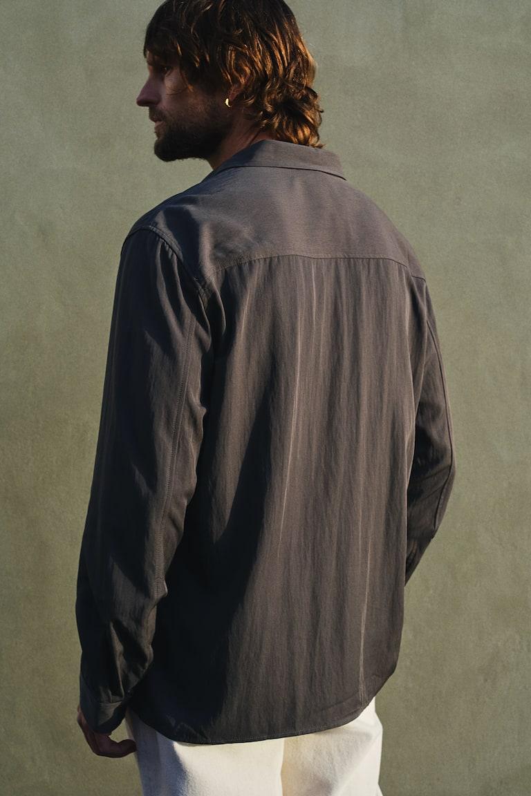 H&M Satinhemd in Loose Fit Vatertagsangebot